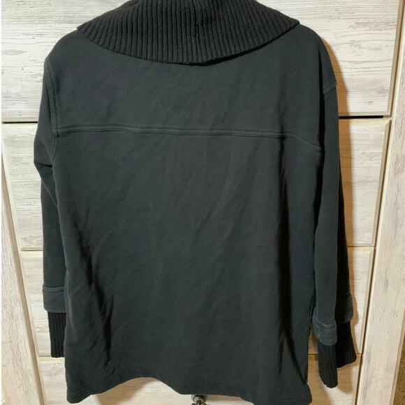 Anthropologie Daily Practice Black Cardigan - Size Medium - Picture 2 of 5